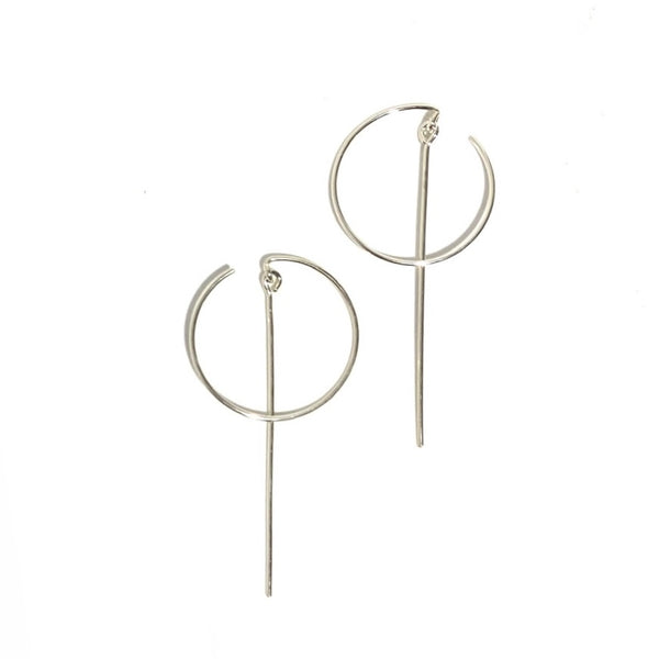 'Dangle Back Hoops'