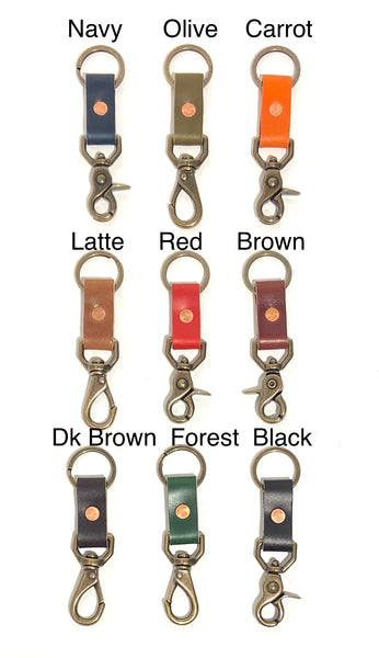 'Swivel Snap Key Ring' Assorted Colours