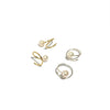 'Swirl Pearl Earring' Silver or Gold
