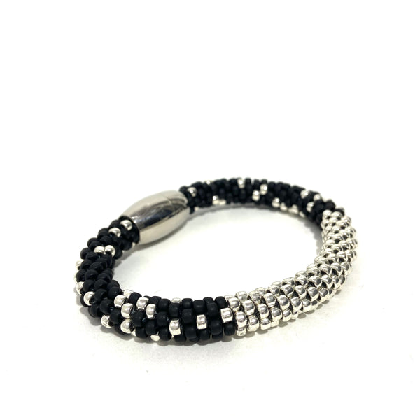 'Stardust Bracelet' Black/Silver