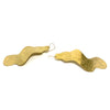 'Bay Earrings' Brass