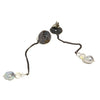 'Simple Chain Charm Dangle Earrings'