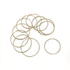 'Hammered Bangle' Yellow Gold