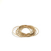 'Hammered Bangle' Yellow Gold