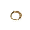 'Hammered Bangle' Yellow Gold
