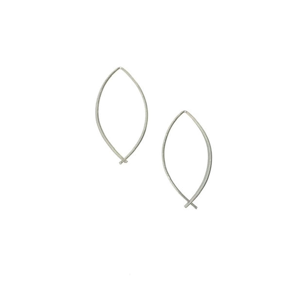 'Hollow Leaf Hoops'