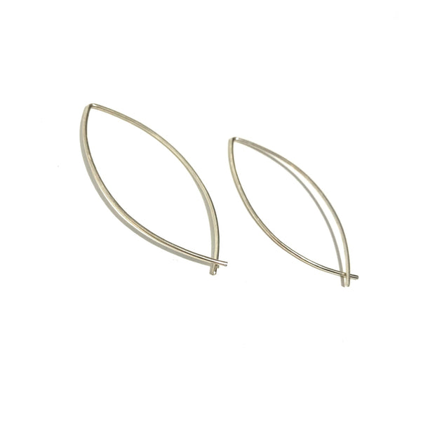 'Hollow Leaf Hoops'