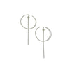 'Dangle Back Hoops'