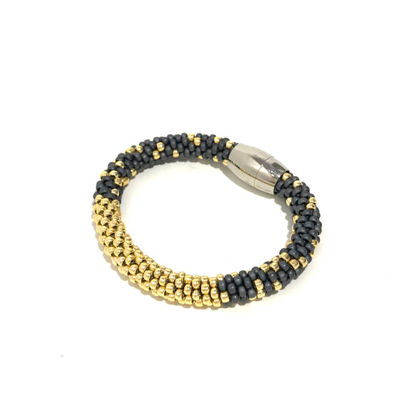 'Stardust Bracelet' Grey/Yellow Gold