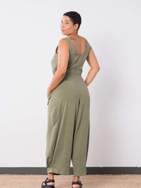 'Clover Jumpsuit' Navy or Sage