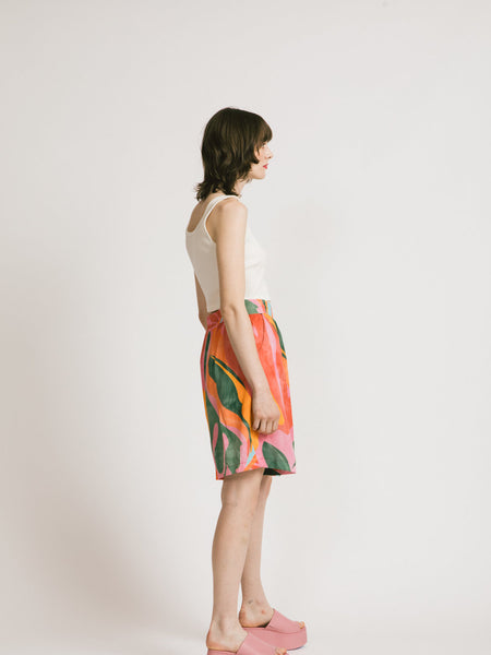 'Grenada Short' Pink Floral